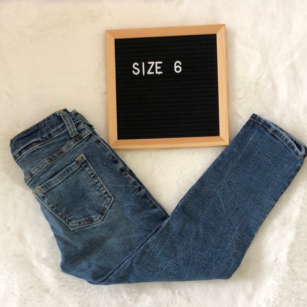 Gymboree girls girlfriend 5 pocket design jeans size 6